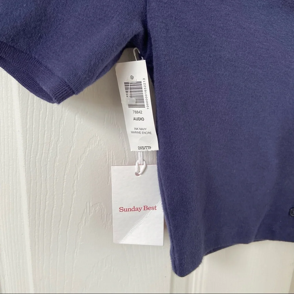 Sunday Best Audio cropped button down top - Picture 4 of 6